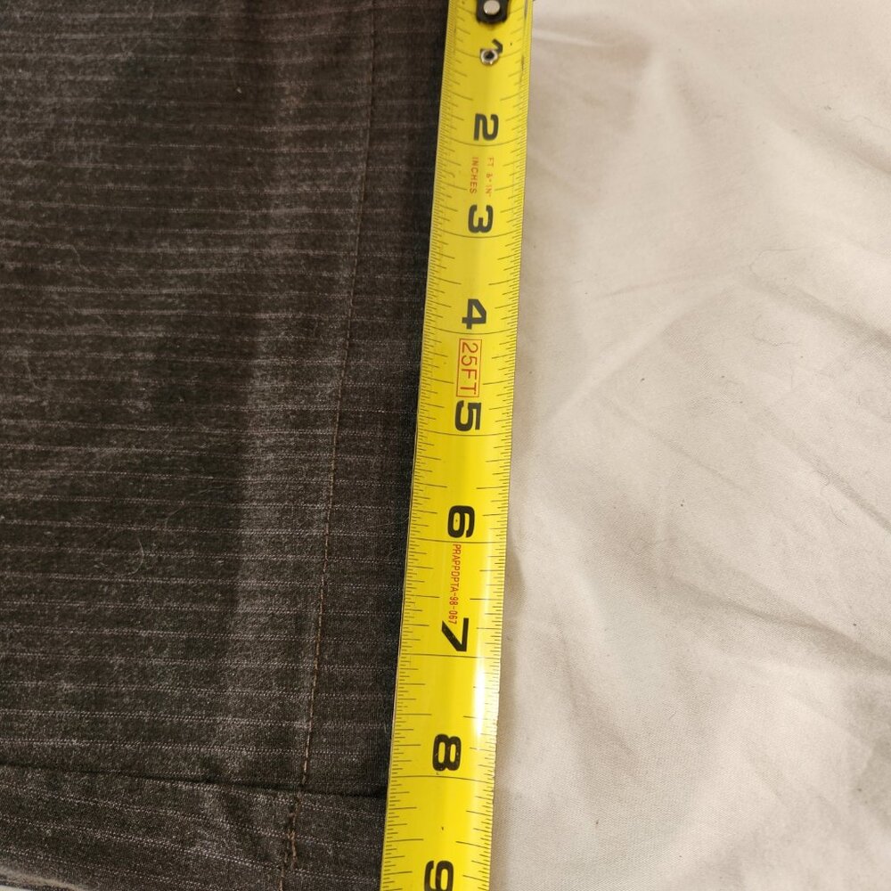 Lee Women's Comfort Waistband Pants Black with Striped 16P Sz Petite 16 Pockets - Picture 8 of 11